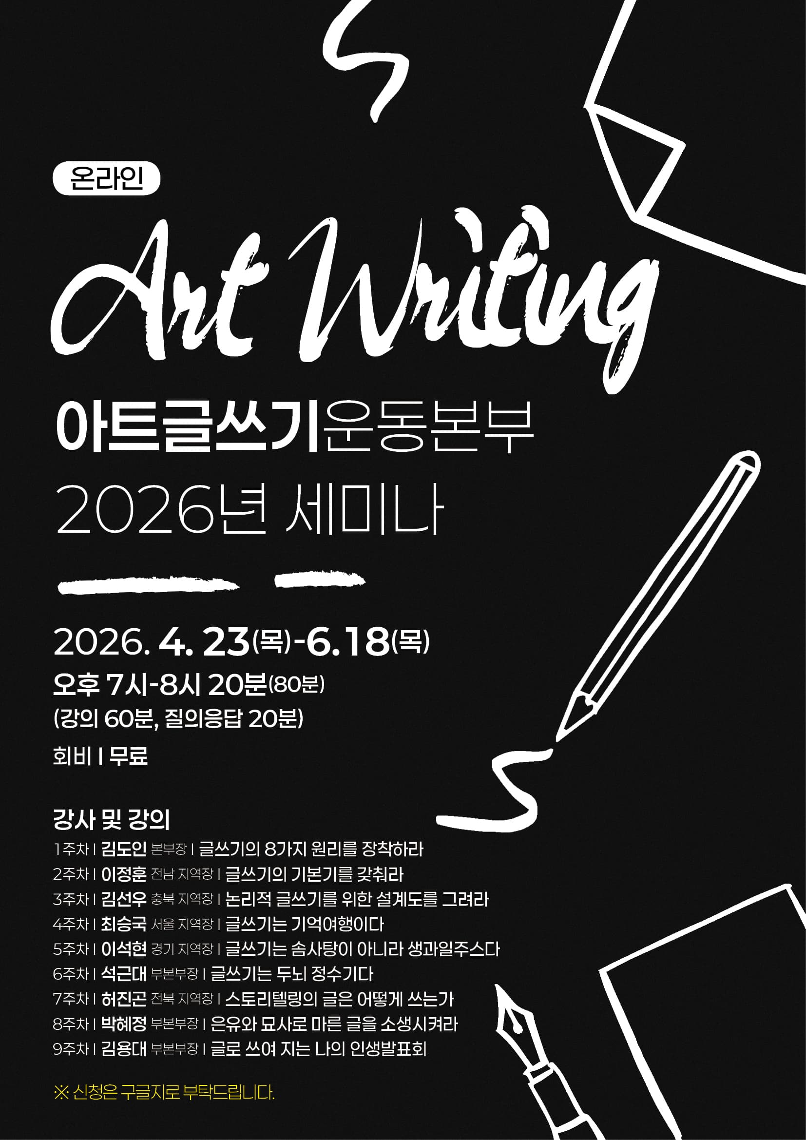 2026 Art Writing 세미나